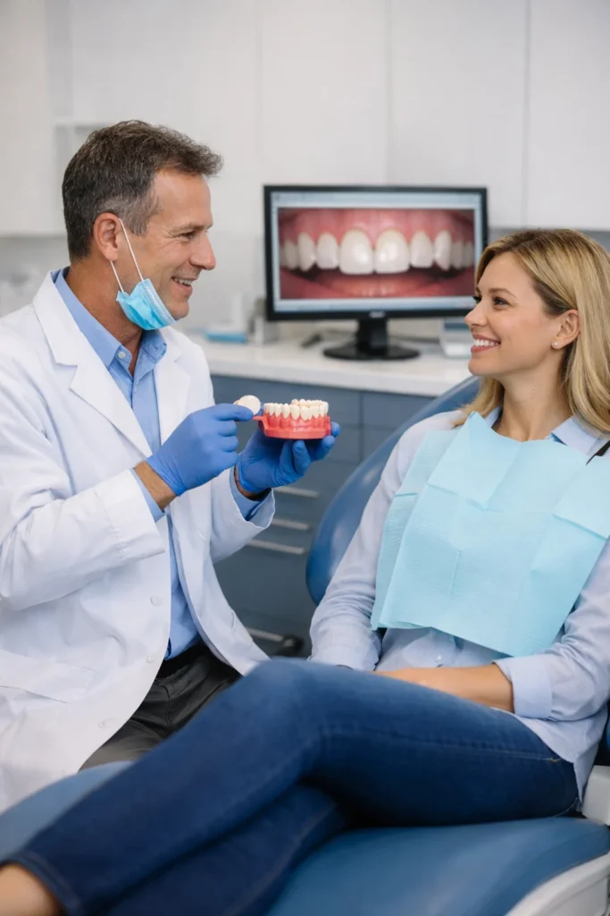 entist-consultation-with-patient-looking-for-best-dentist-in-Upper-East-Side